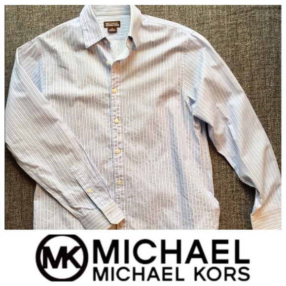 Michael Kors Slim-Fit Button-Down Shirt